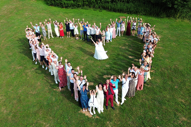 Photo Arienne de Grand Groupe par Drone